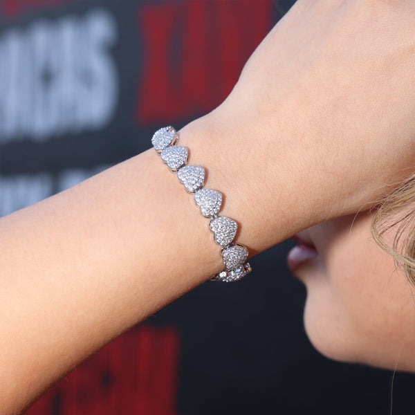 Silver Heart Bracelet