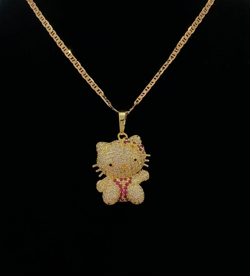 Pink Cat Pendant