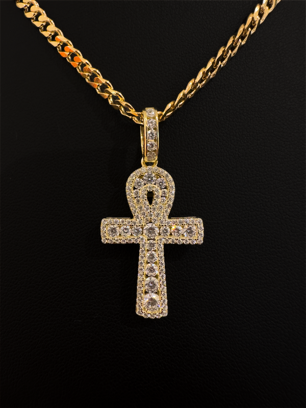 925 Gold Plated Ankh