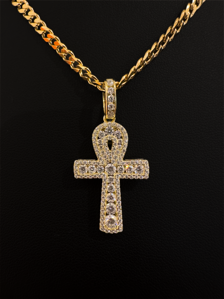925 Gold Plated Ankh
