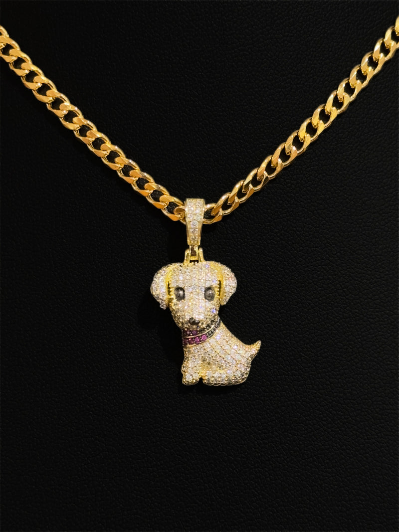 925 Dog Pink Collar