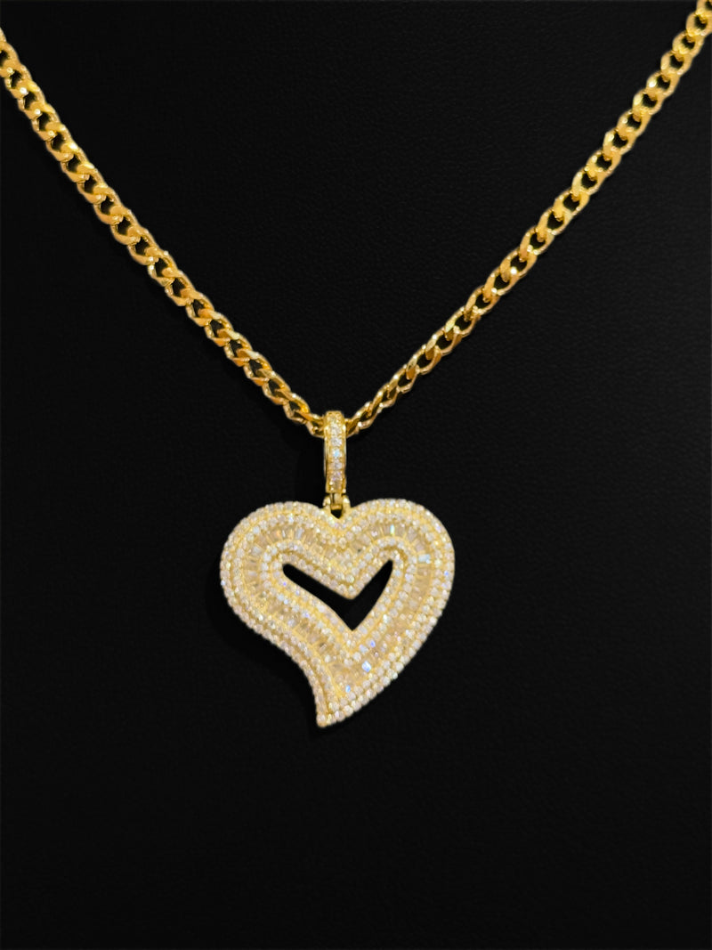 925 Wavy Heart