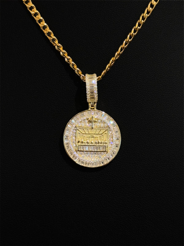 925 Baguette Medallion Last Supper