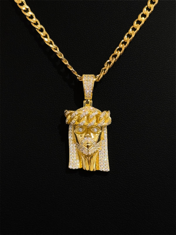 925 Mini Jesus Pendant