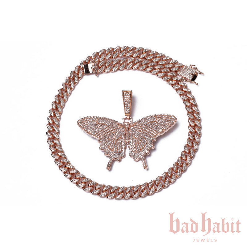 Rose Gold Butterfly Set