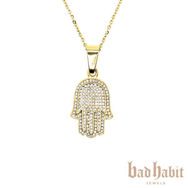 Hamsa Pendant Necklace