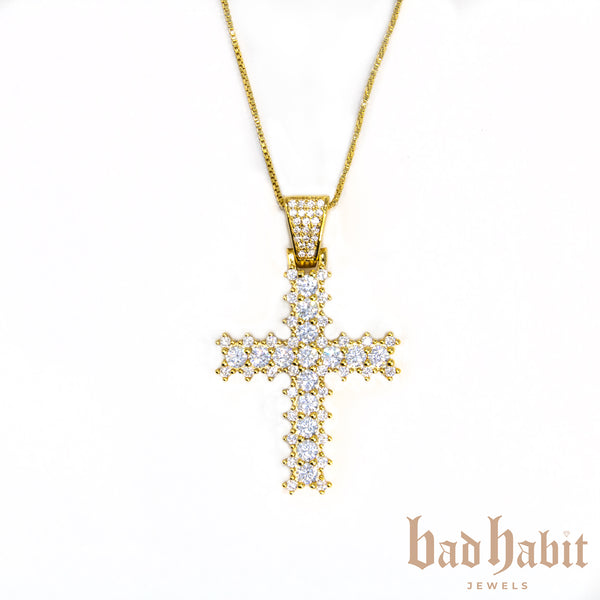 Diamond Gold Cross Necklace