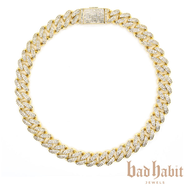 Chunky icy Gold Miami Cuban Necklace