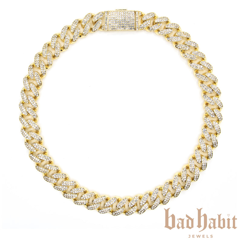 Chunky icy Gold Miami Cuban Necklace