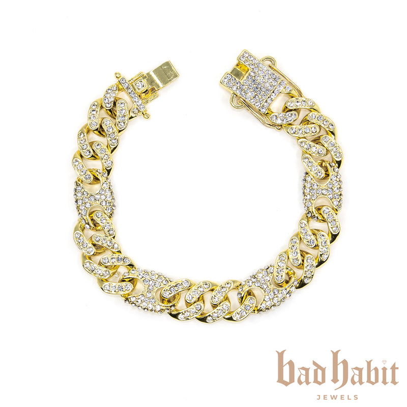Classic Cuban Link Bracelet Gold