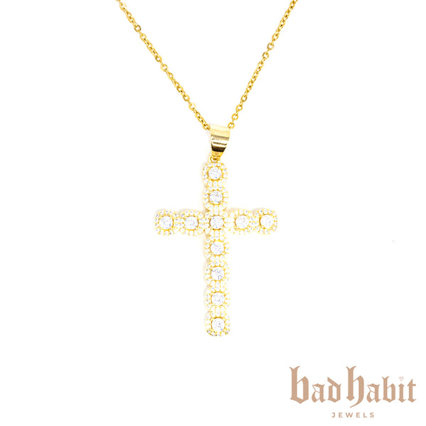 Classic Gold Cross Necklace