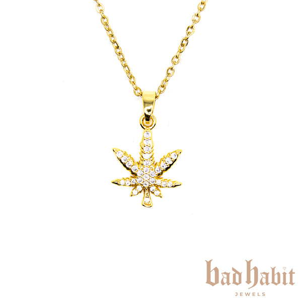 Gold Leaf Pendant