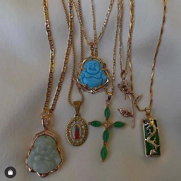 Mother Mary Praying Necklace