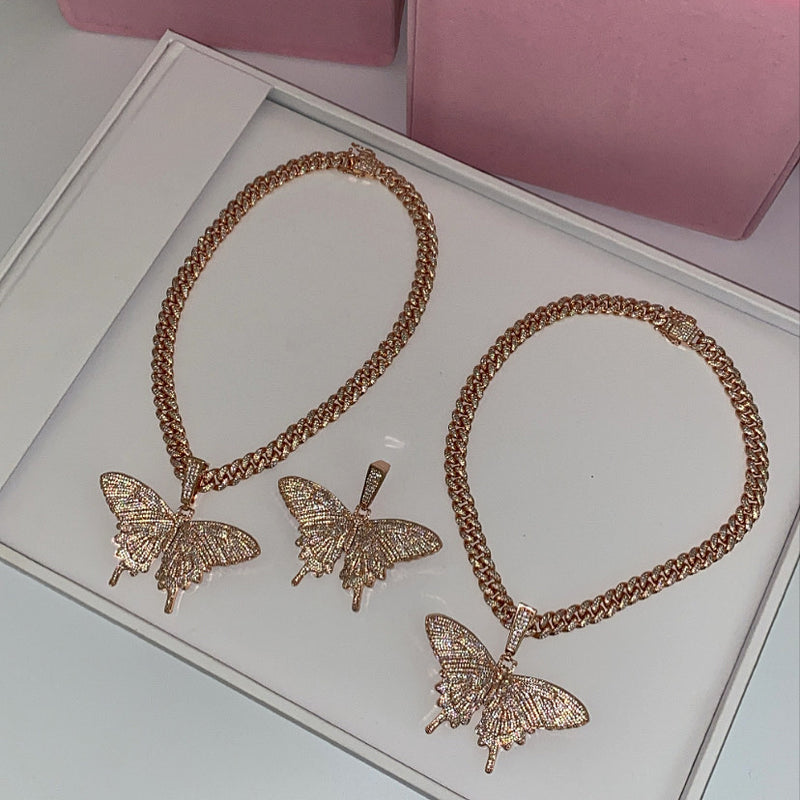 Rose Gold Butterfly Set