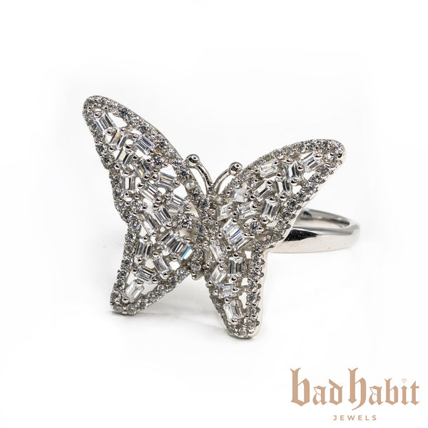 Heaven Butterfly Silver Ring