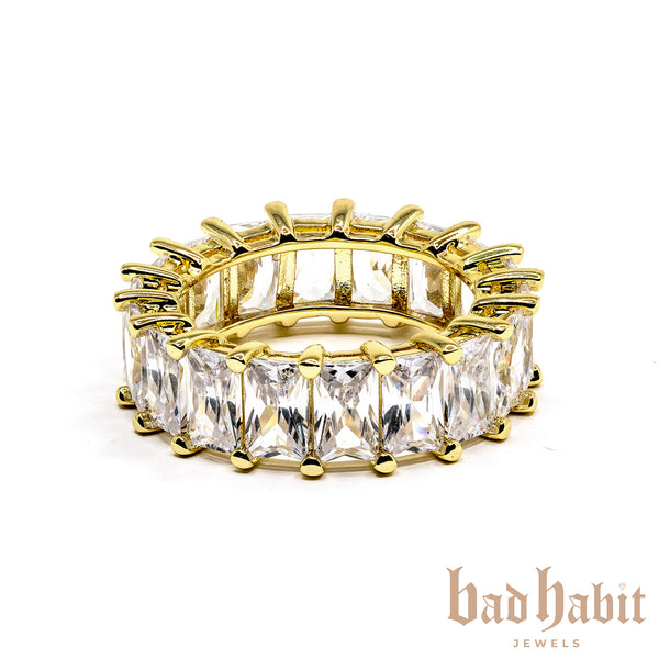 Baguette Gold Diamond Ring