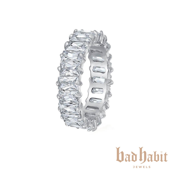 Silver Baguette Ring